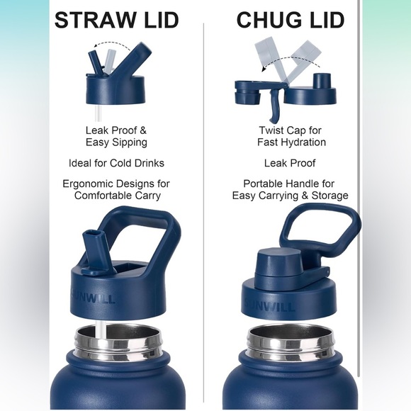 32 oz insulated water bottle - Picture 2 of 5